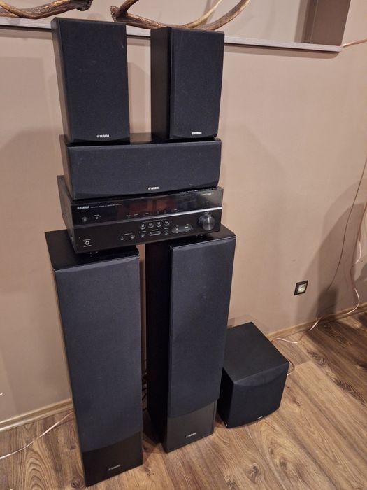 Kolumny 5.1 kino domowe yamaha rx-v481 ns-F51