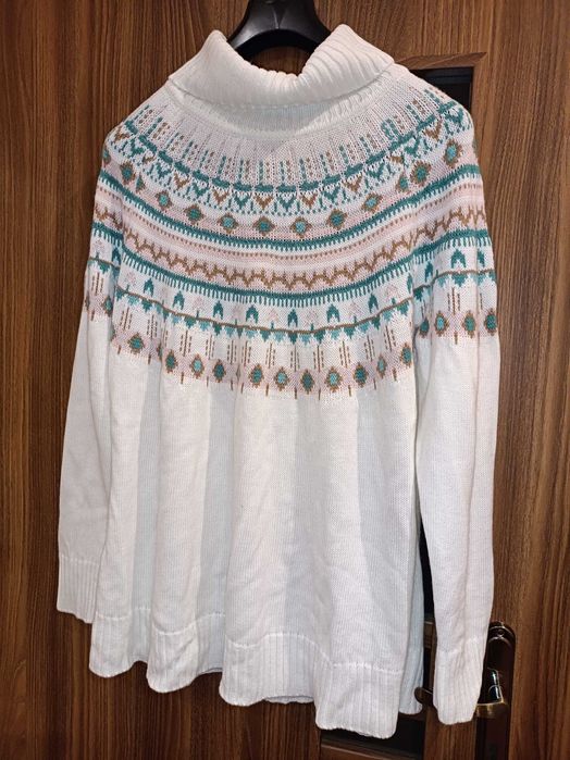 Sweterek golf plus size