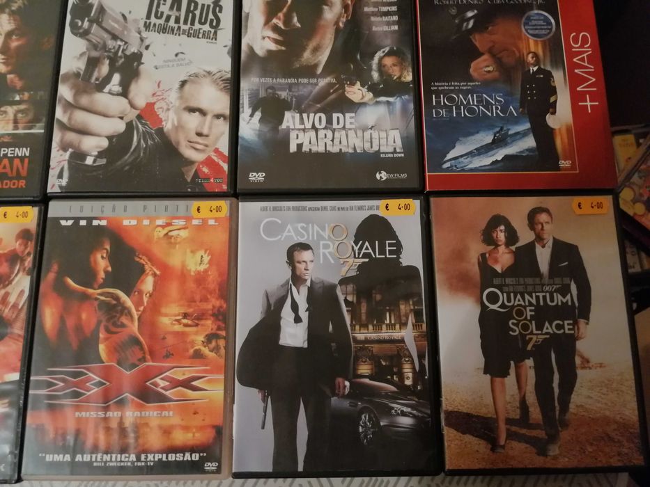 Filmes em Dvd com Muita Acção e Suspense - Novas Entradas.