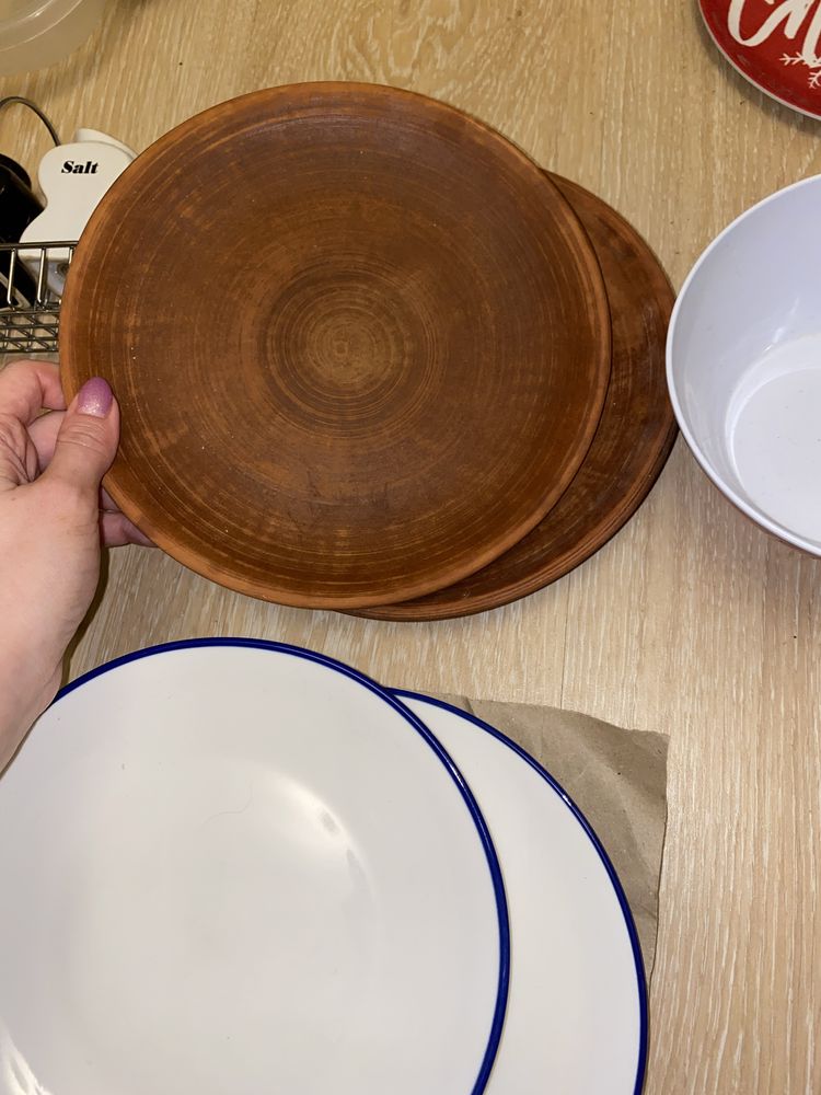 Набір 24шт лот комплект різного посуду і предметів побуту тарілки