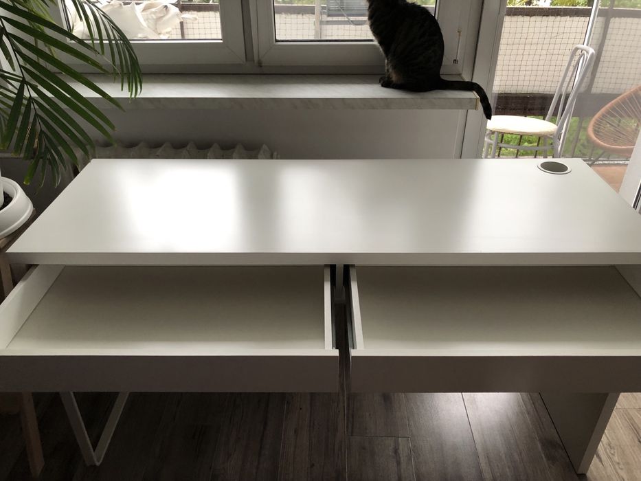 Biurko Ikea Micke białe