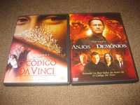 DVD "O Código da Vinci" e "Anjos e Demónios"