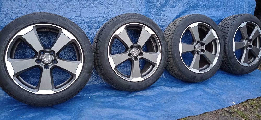 Felgi Koła Aluminiowe 225/50/R18 CONTINENTAL 7.5mm 5x114.3 PEUGEOT KIA