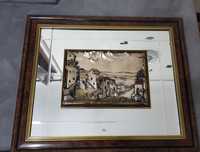 Moldura vintage em prata
