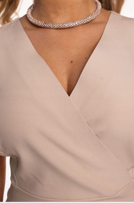 Elegancka Koktajlowa wyszczuplająca Kobieca SUKIENKA Premium