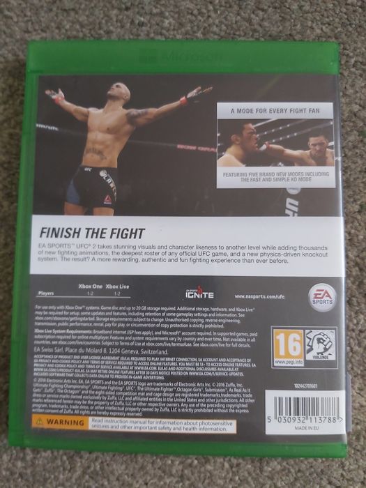 UFC 2 na xbox one