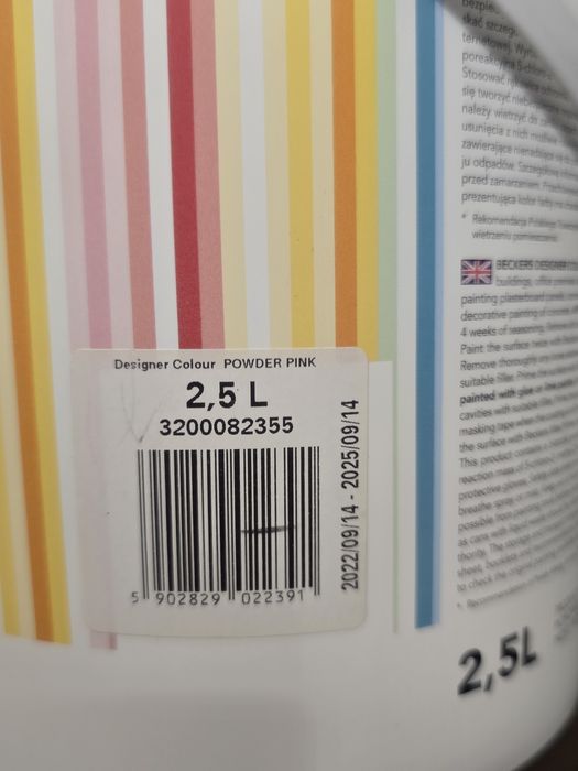 Farba Beckers Powder Pink 2,5l