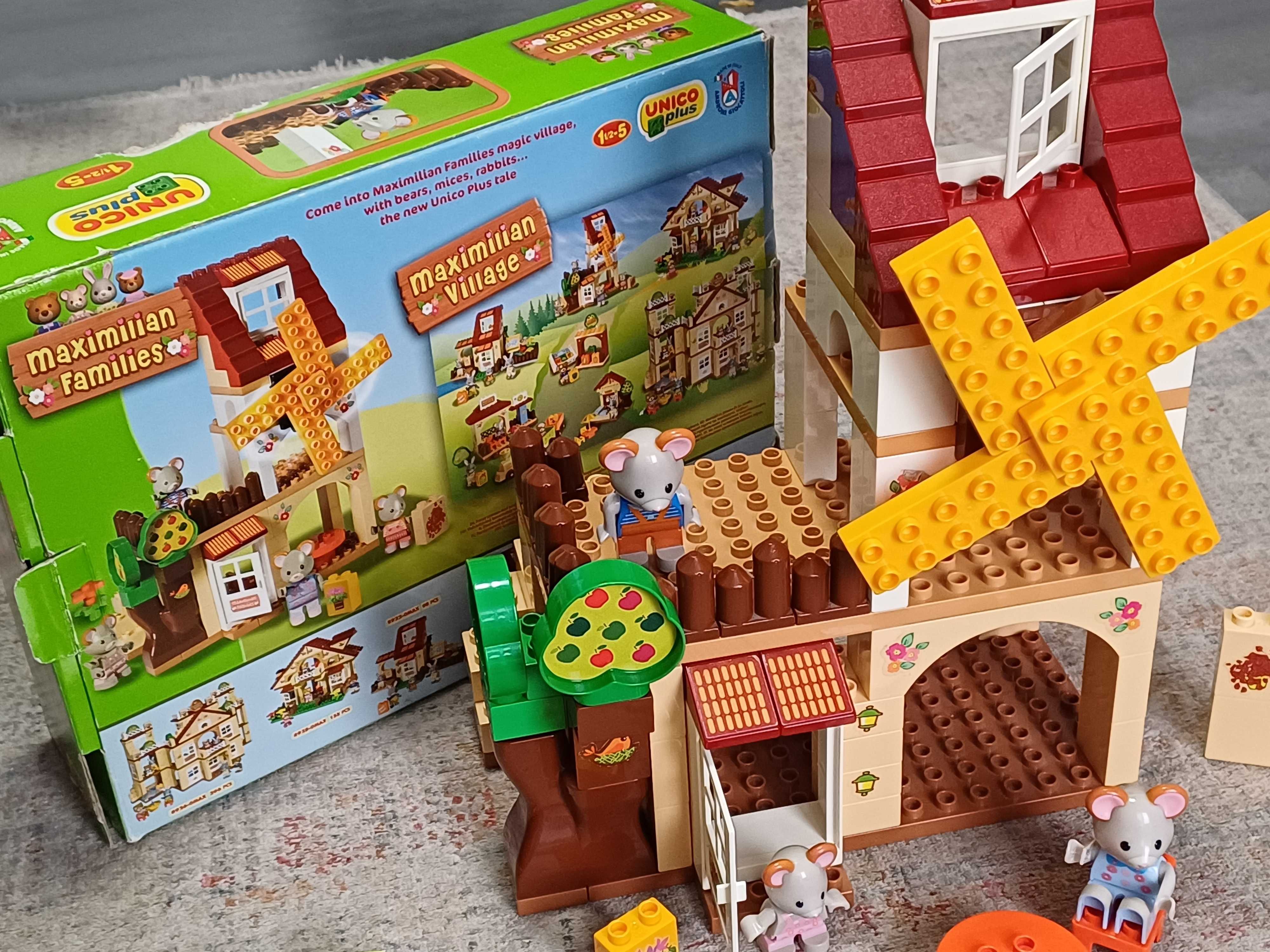 Klocki Unico Maximilian Families Wiatrak - kompatybilne z LEGO DUPLO