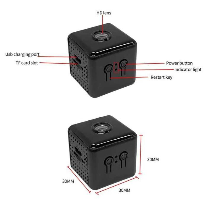 X6 Mini kamera szpiegowska IP WiFi HD 1080P bezprzewodowy nadzór