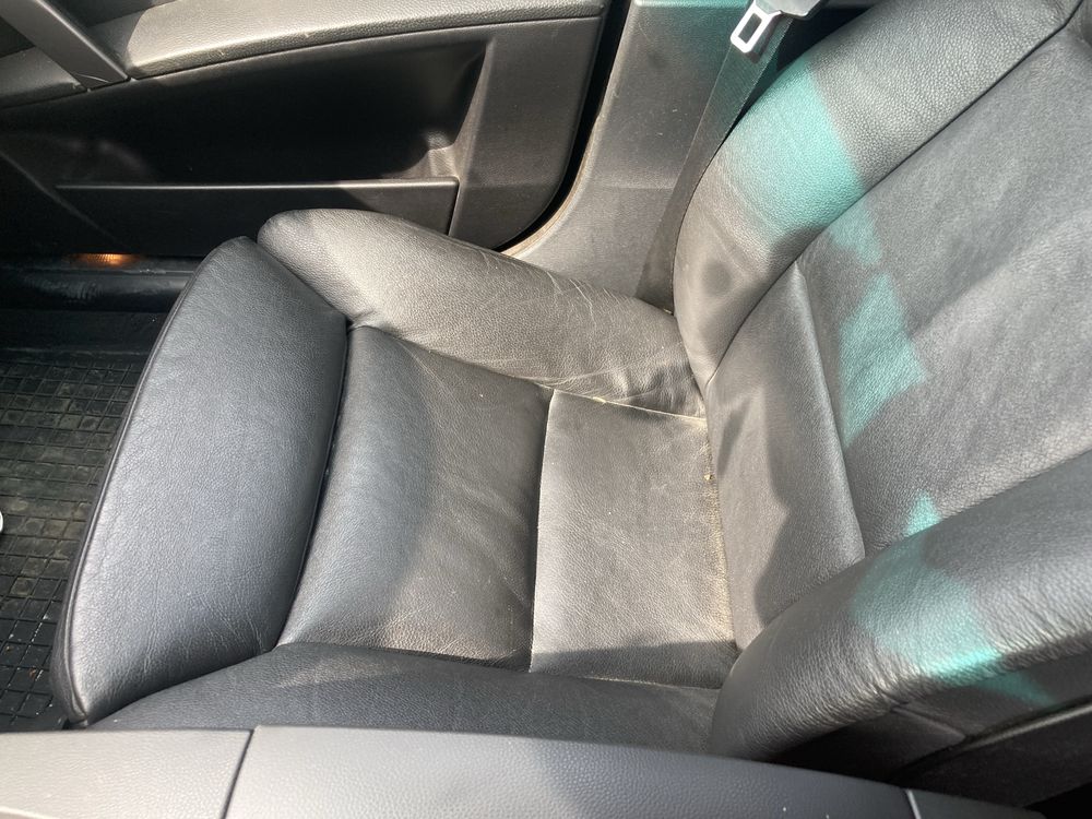 Fotele komforty bmw e61 czarne grzane przedlift aktywne boczki