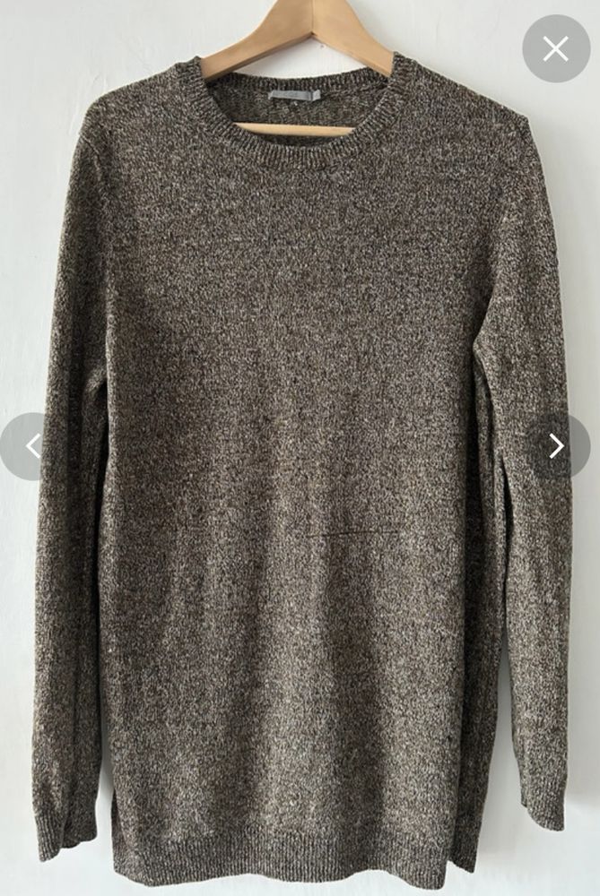 Lekki lniany sweter 100% len COS