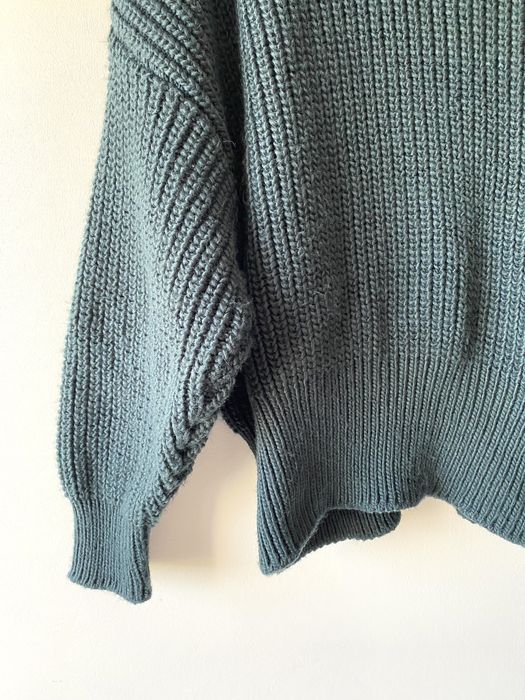 H&M gruby splot mięsisty sweter golf butelkowy