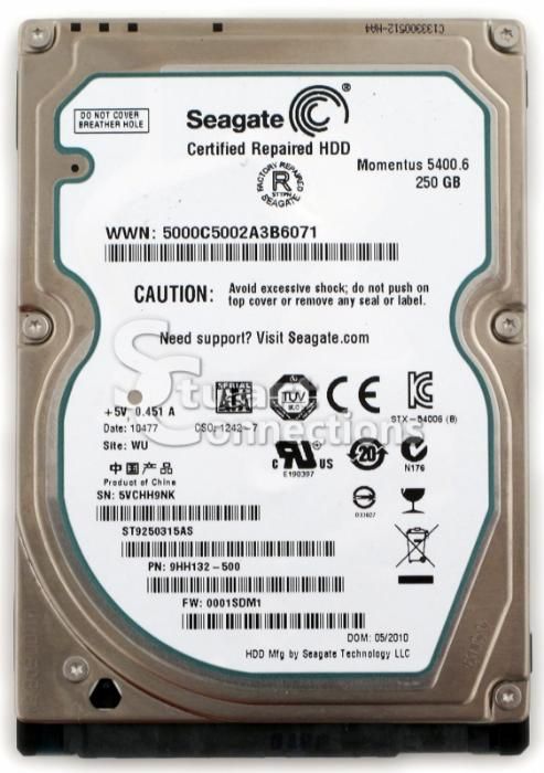 Жесткий диск seagate 250GB