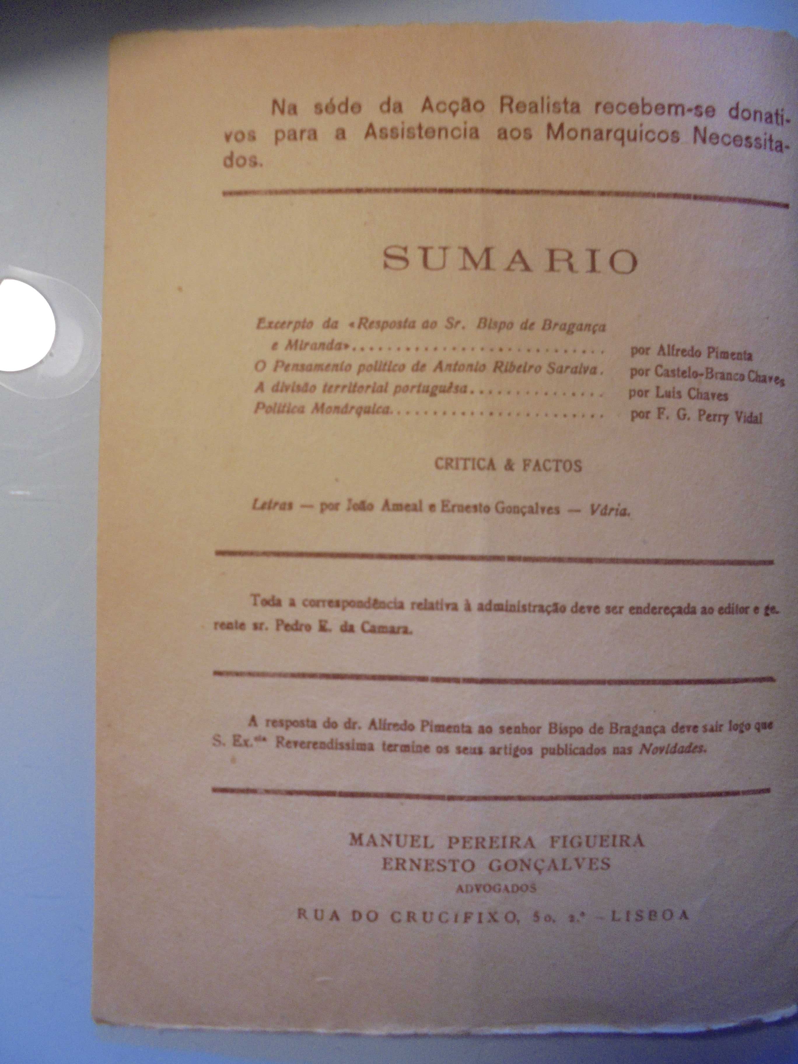 Revista Acção Realista,1925-Nº 23/24