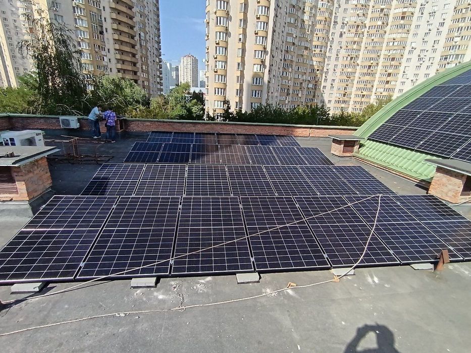 монтаж сонячних панелей електростанцій краща ціна все в наявності