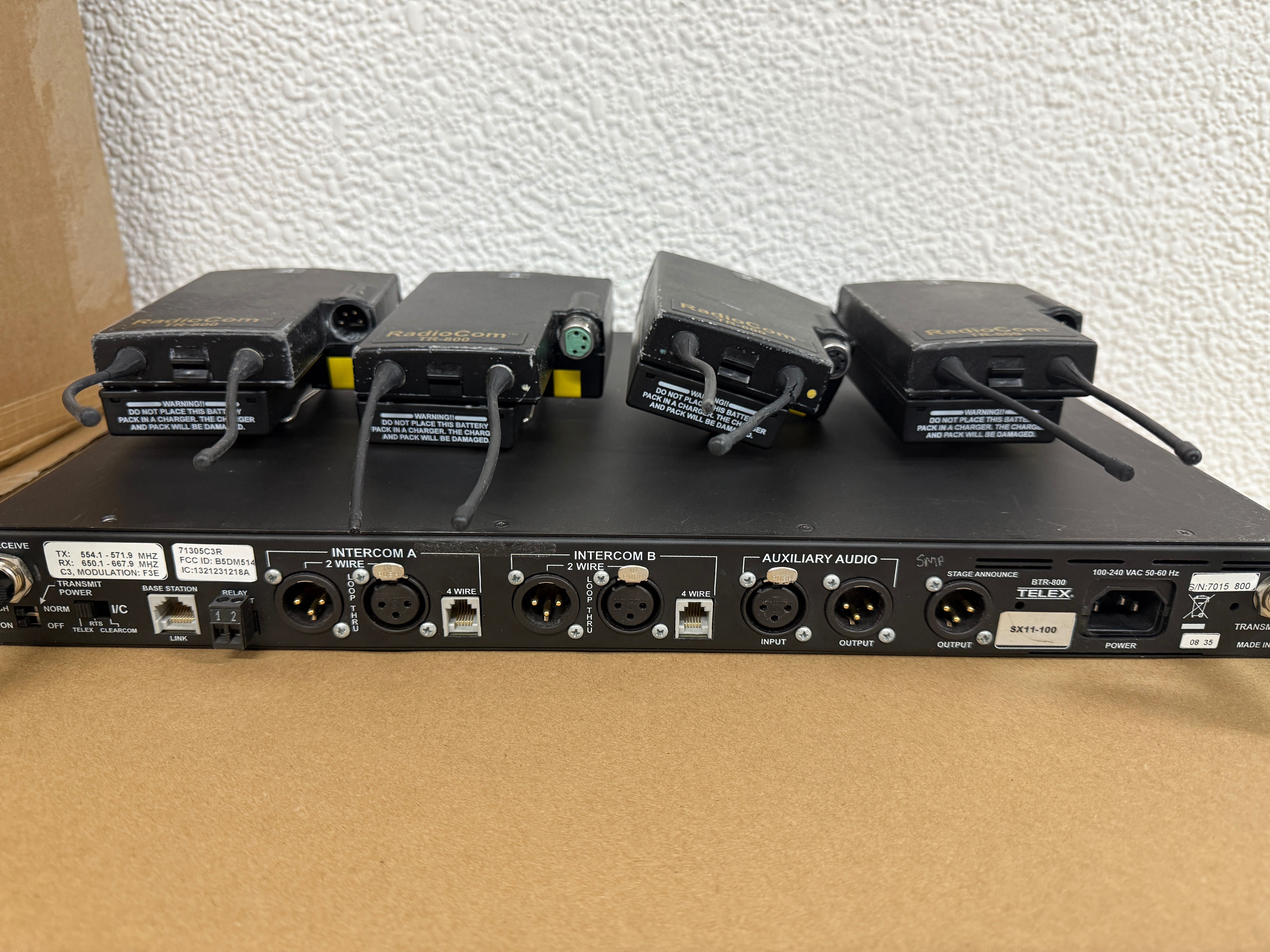 Intercom Telex BTR800