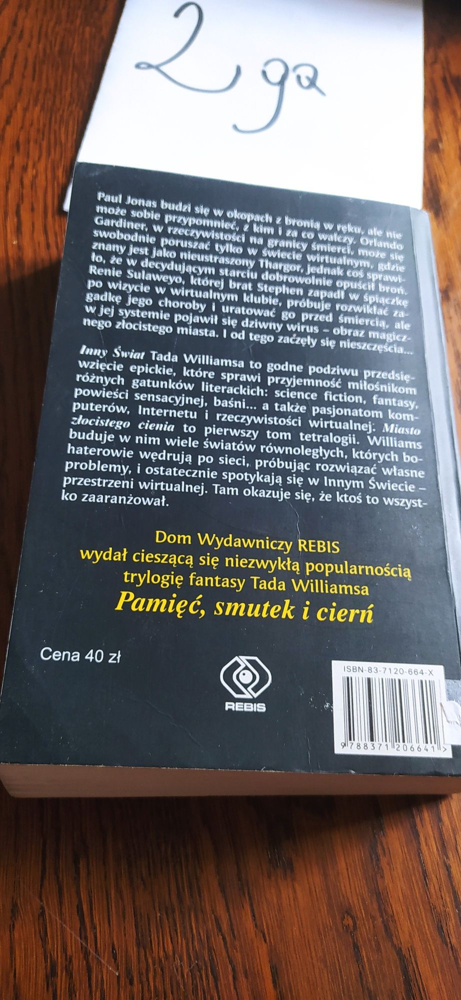 Tad Williams Miasto Złocistego Cienia