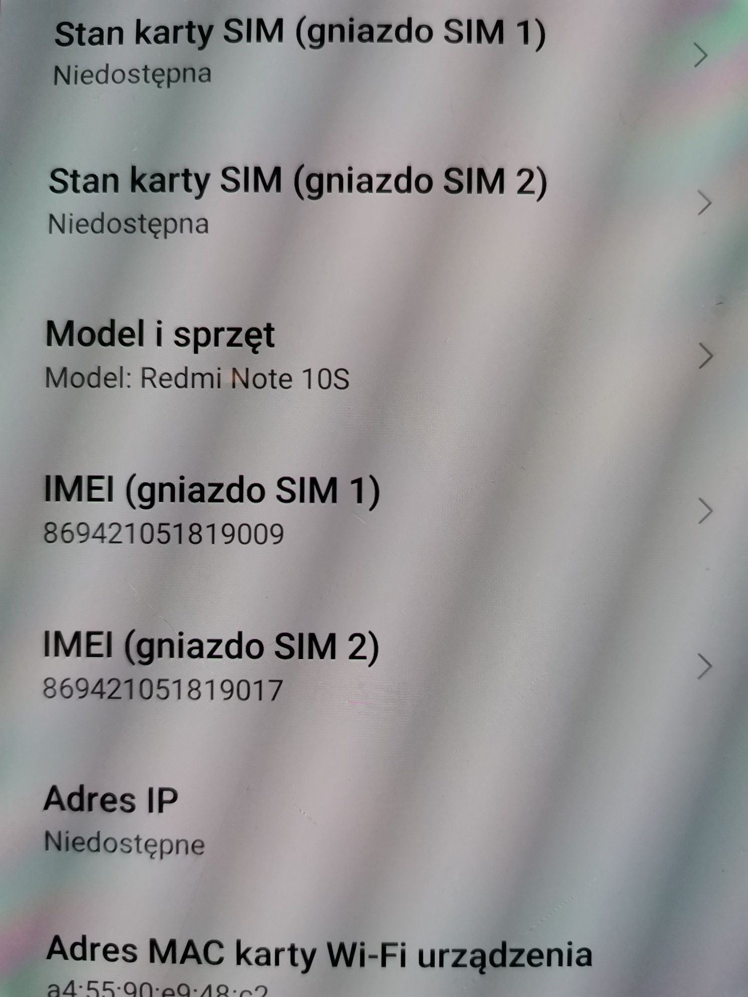 NOWY Xiaomi redmi note 10s