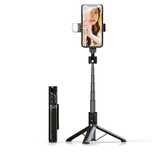 UCHWYT SELFIE - z pilotem bluetooth, tripodem i lampą LED - P90D