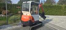 Minikoparka kubota 1.7t Niemcy Mocna koparka