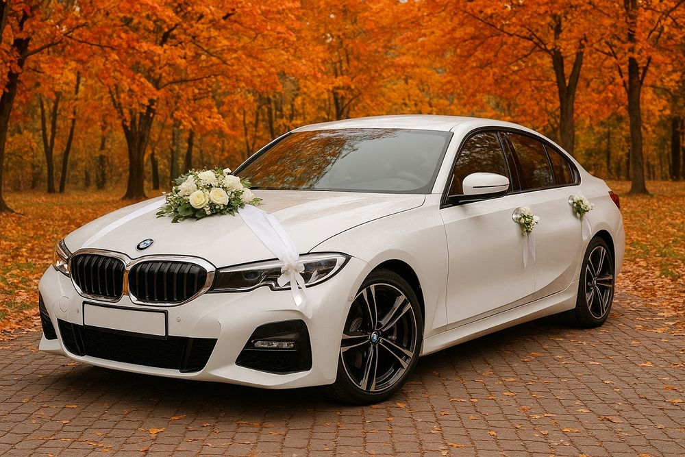 Auto BMW grand coupe do ślubu