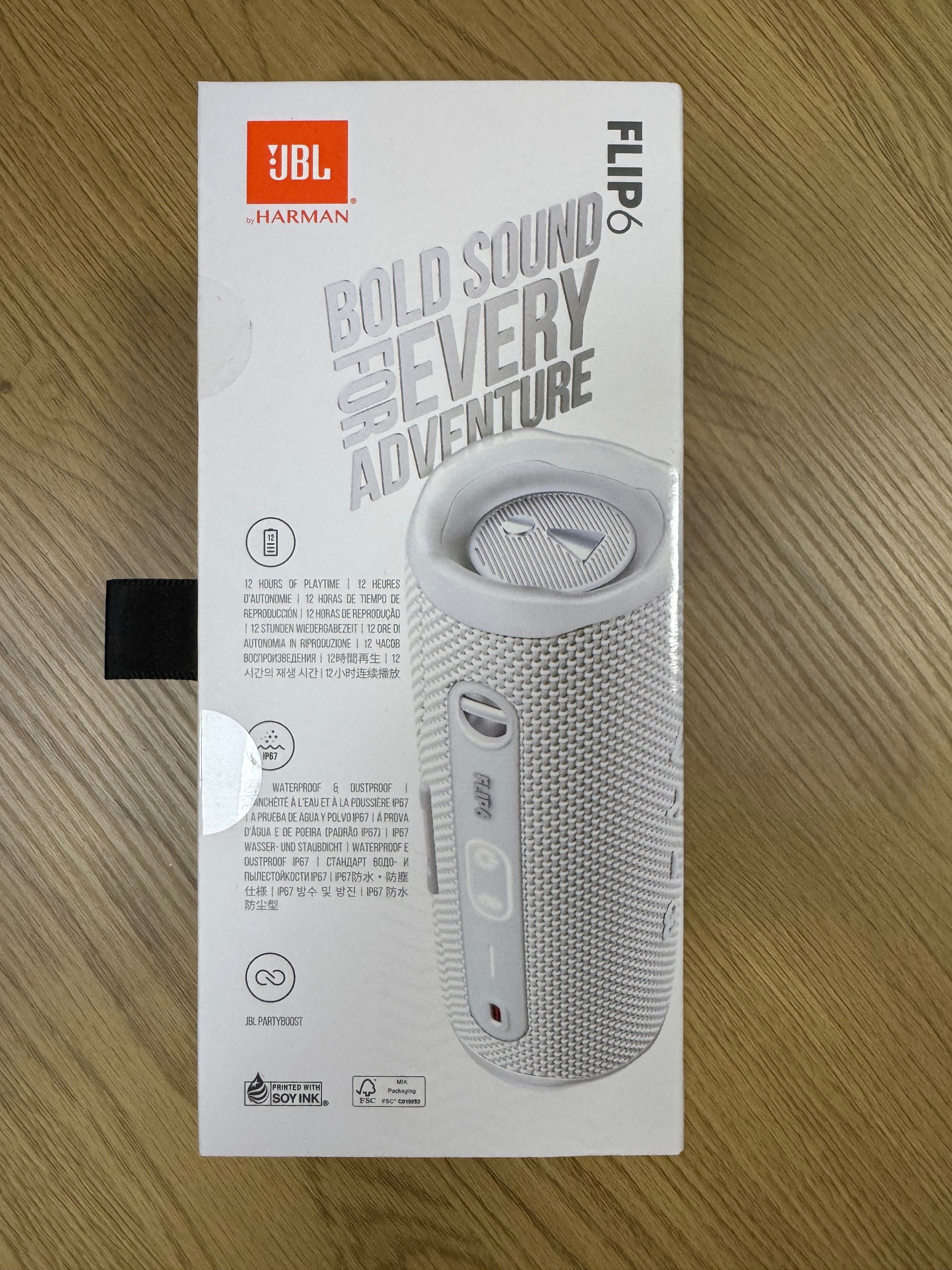 JBL Flip 6 Steel White (JBLFLIP6WHT)