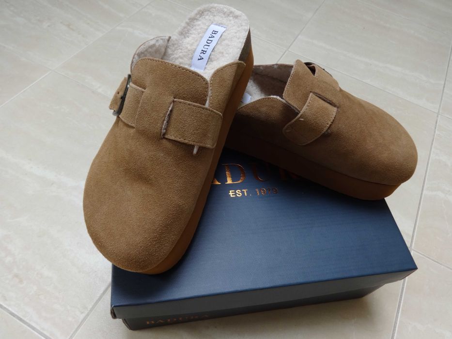 Mule zamszowe Badura