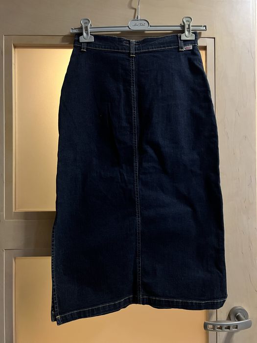 Spódnica jeansowa dluga