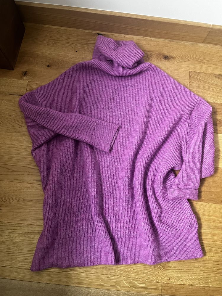 Golf sweter dilvin fuksja różowy