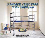 Andaime em Alumínio - Altura Trabalho 3,15m   JR19