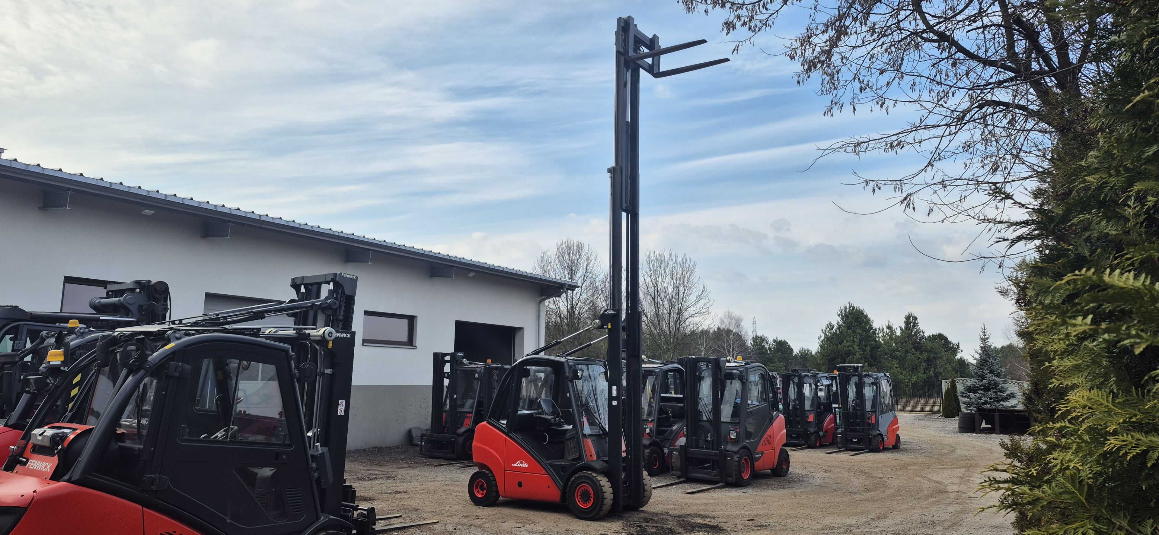 Wózek Widłowy Linde H30D. Diesel. Triplex 6.40m. 4 sekcje. Stan BDB