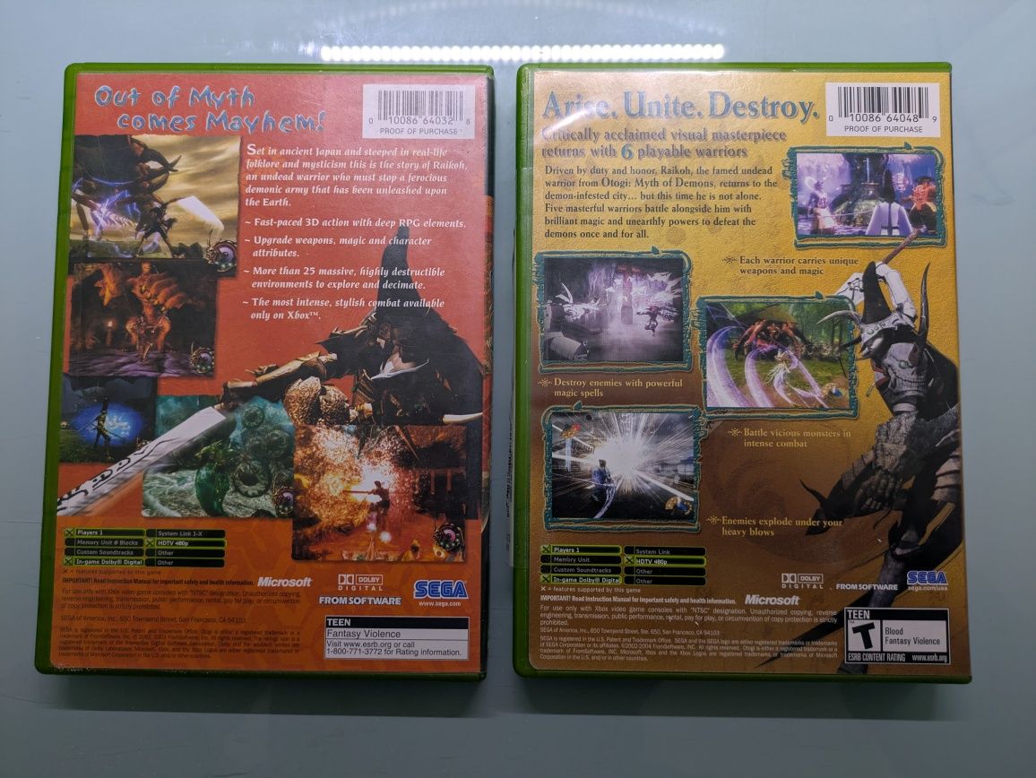 Otogi 1 e 2 Xbox