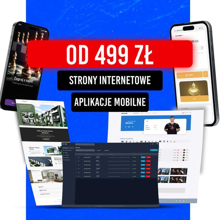 Tworzenie Stron | Aplikacje Mobilne | SEO | Sklepy internetowe