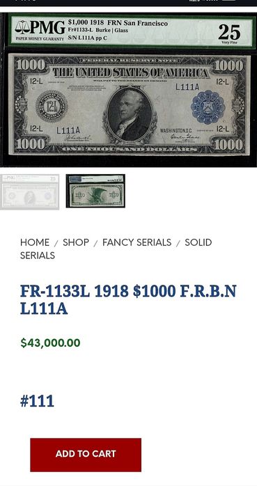 USA 20 Dolarów 1969 Chicago** Seria ZASTĘPCZA PMG 58 EPQ _UNIKAT RZADK