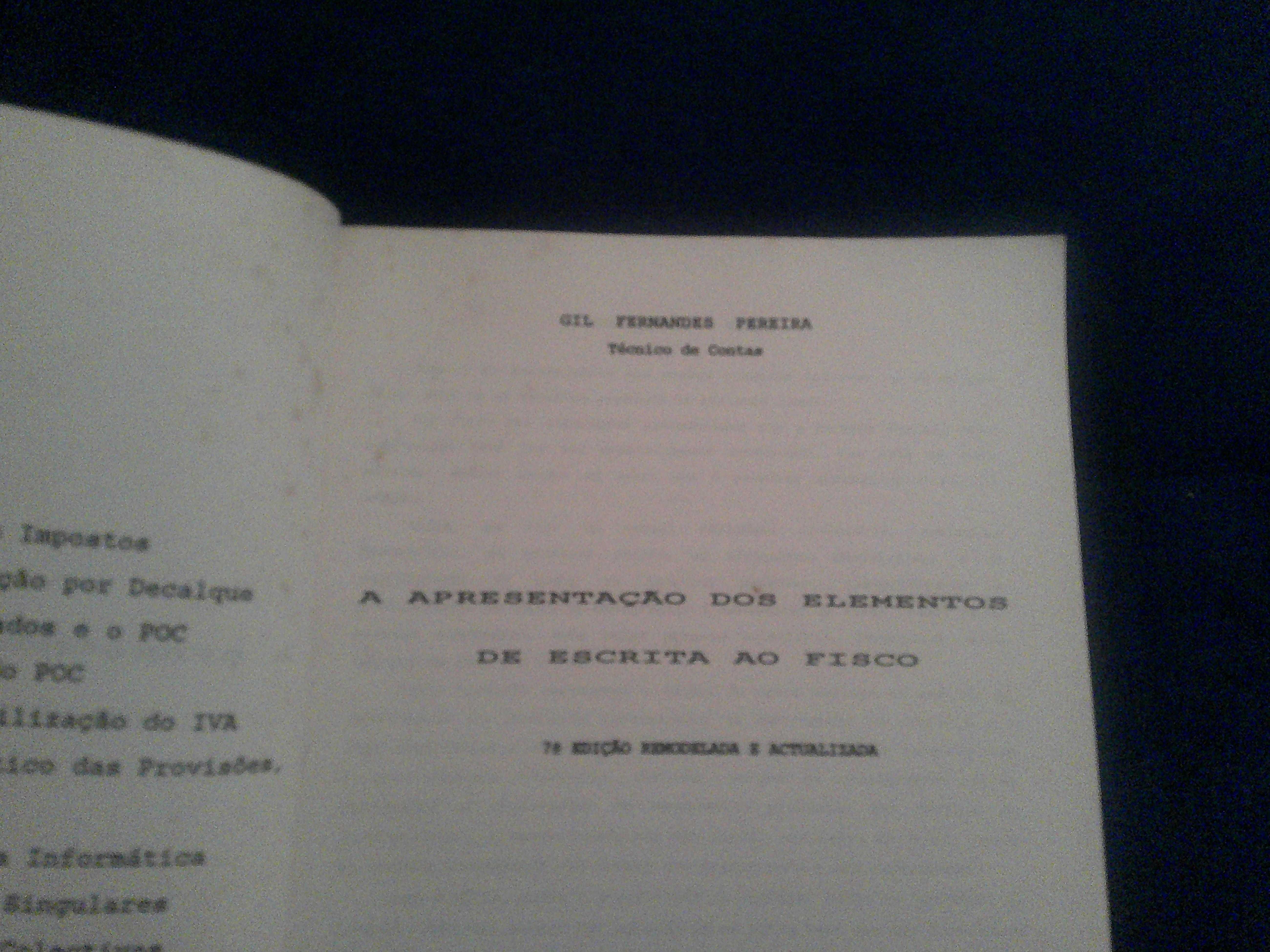 A Apresentação dos Elementos de Escrita ao Fisco - Gil Fernandes