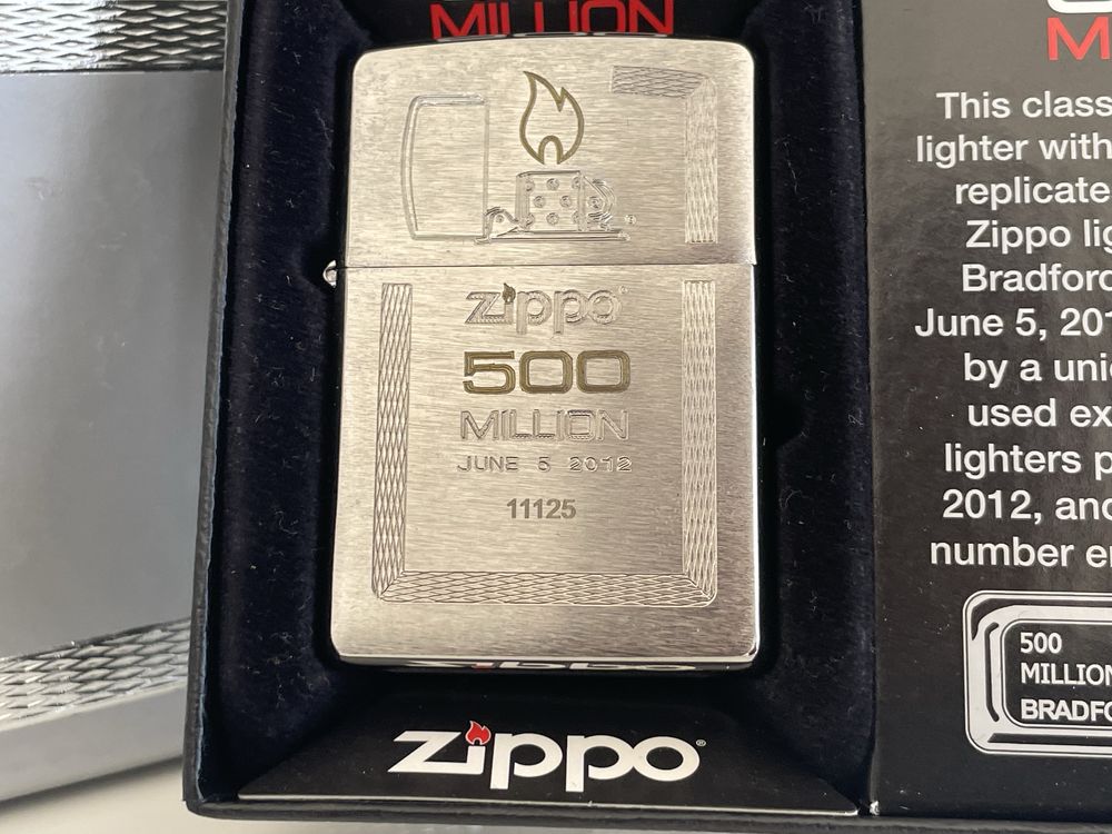 Zapalniczka Zippo 2012, 500 Million, Limited Edition, 11125/50000 NOWA