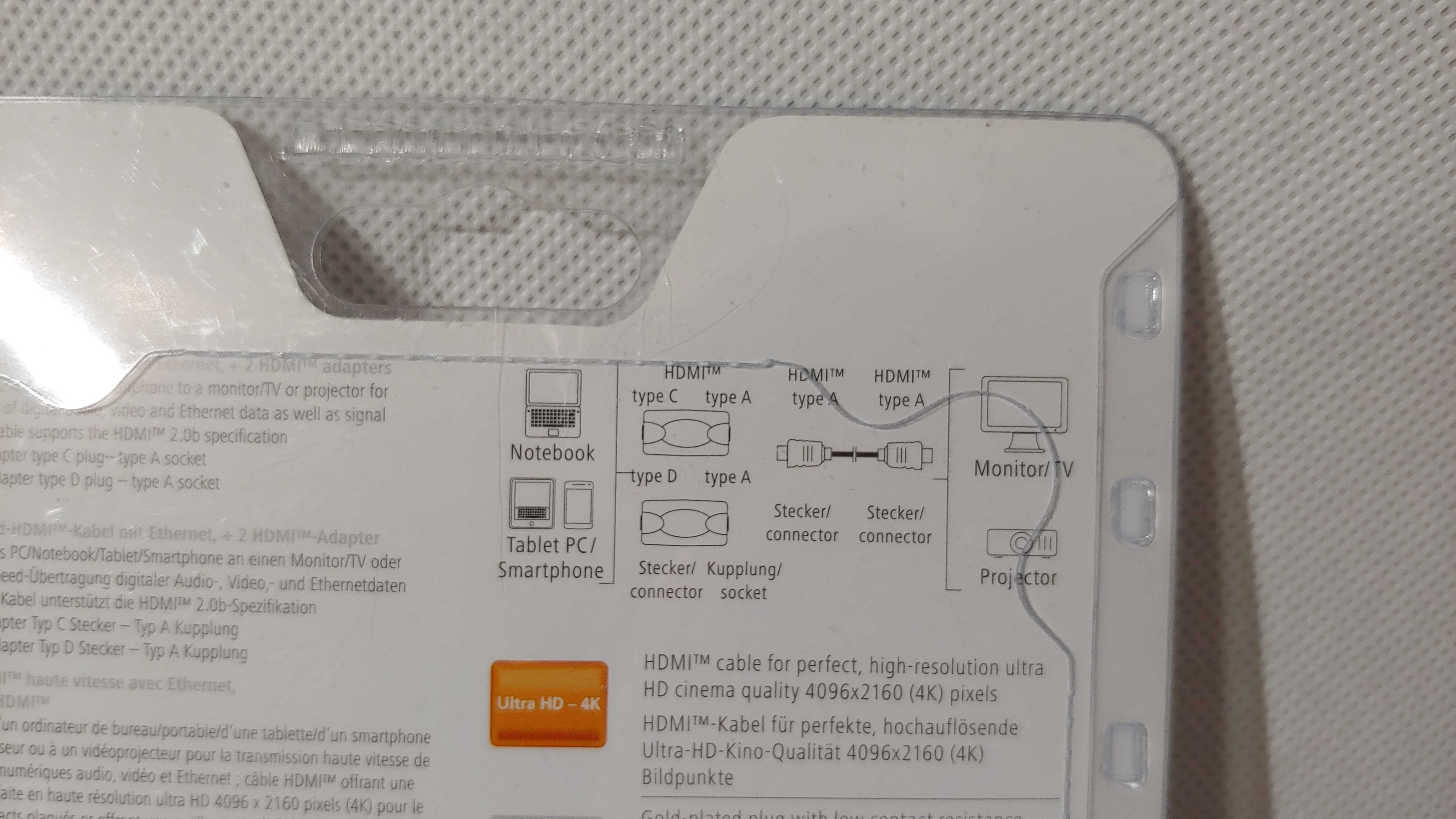 Kabel HDMI Hama. HDMI, HDMI mini, HDMI micro