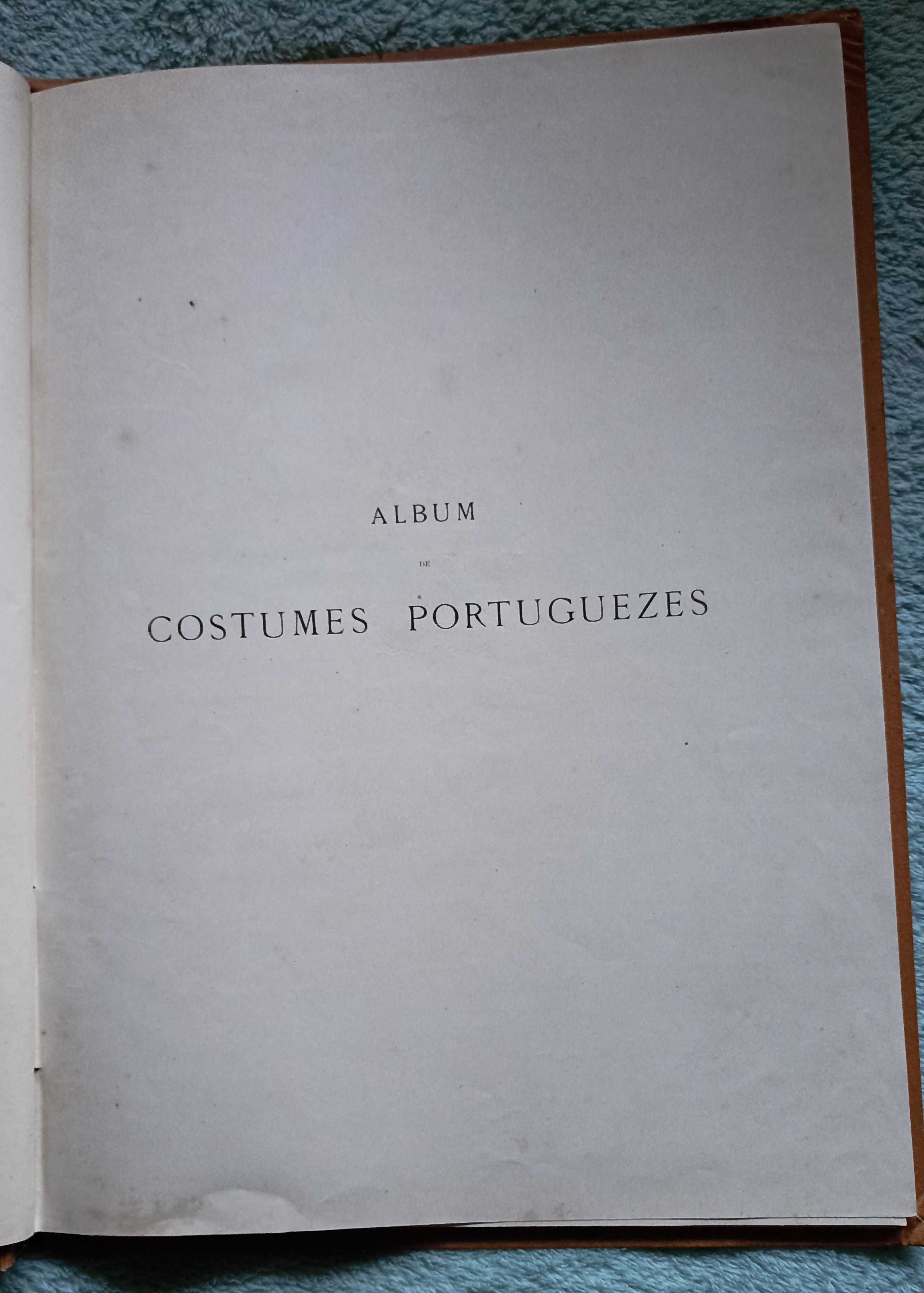 Album de Costumes Portuguezes (Prospecto peça de colecionador de 1888)