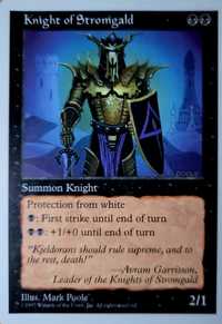 Magic the Gathering  - Knight of Stromgald  - 5th Edition