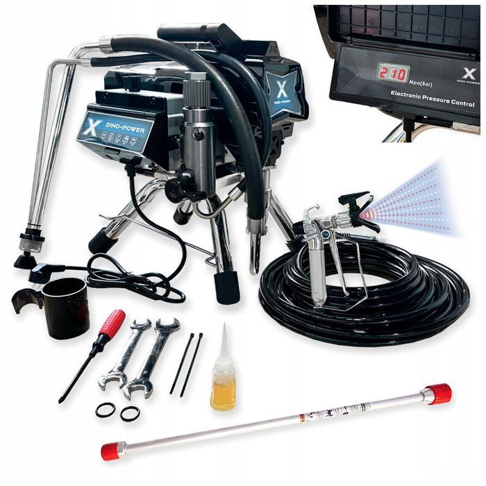 Agregat Malarski Dino Power X24 do Malowania Elewacji Dachu 2,4 L/min