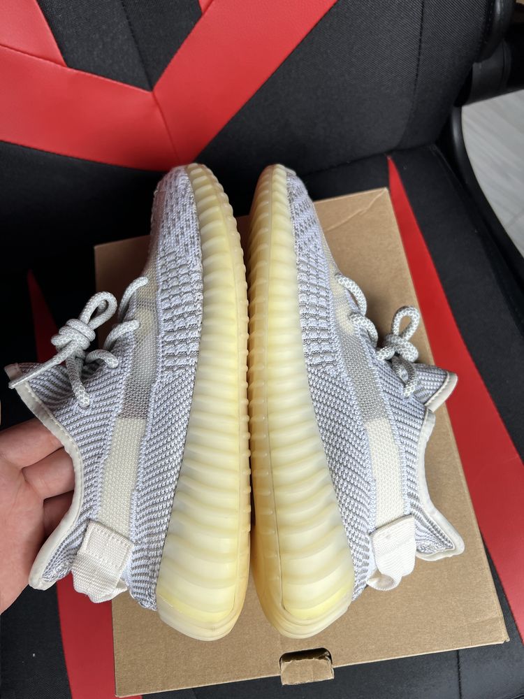 Adidas Yeezy Boost 350 V2 Static sneakersy niskie białe streetwear 38