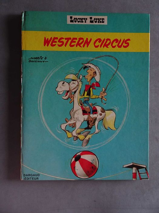 Livro Lucky Luke - Western Circus Dargaud Editeur (capa dura)