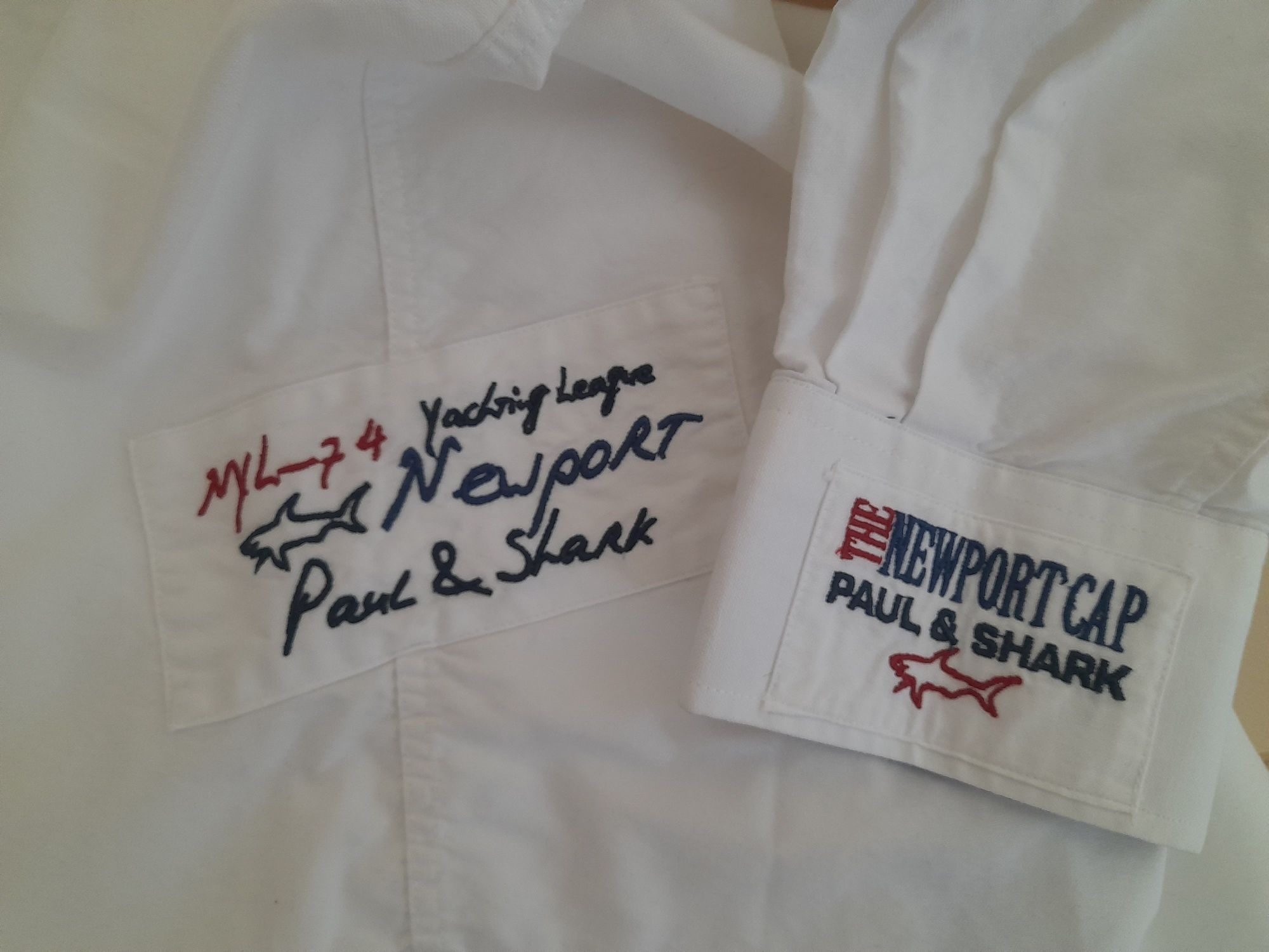 Трендовая рубашка от итальянского бренда Paul&Shark как новая, XL