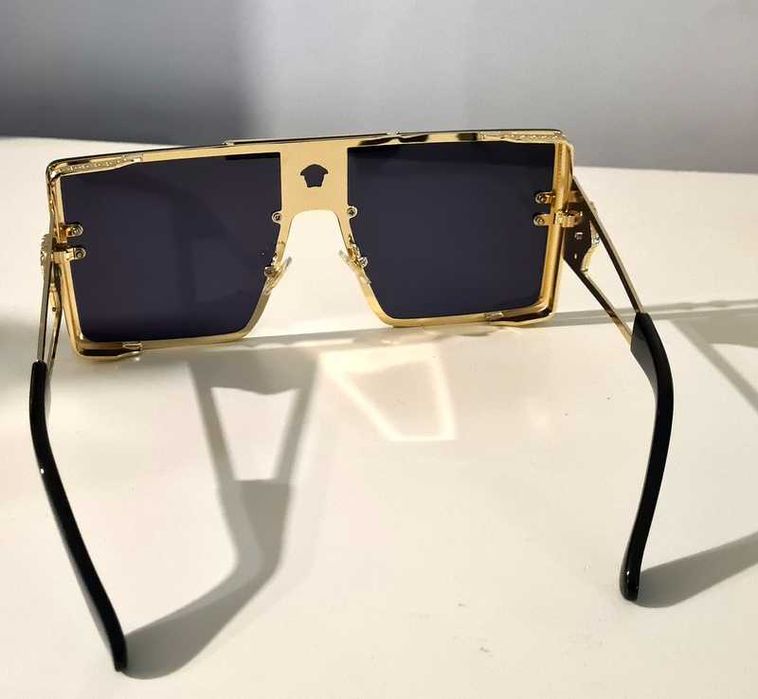 Okulary damskie przeciwsłoneczne bogato zdobione nowe