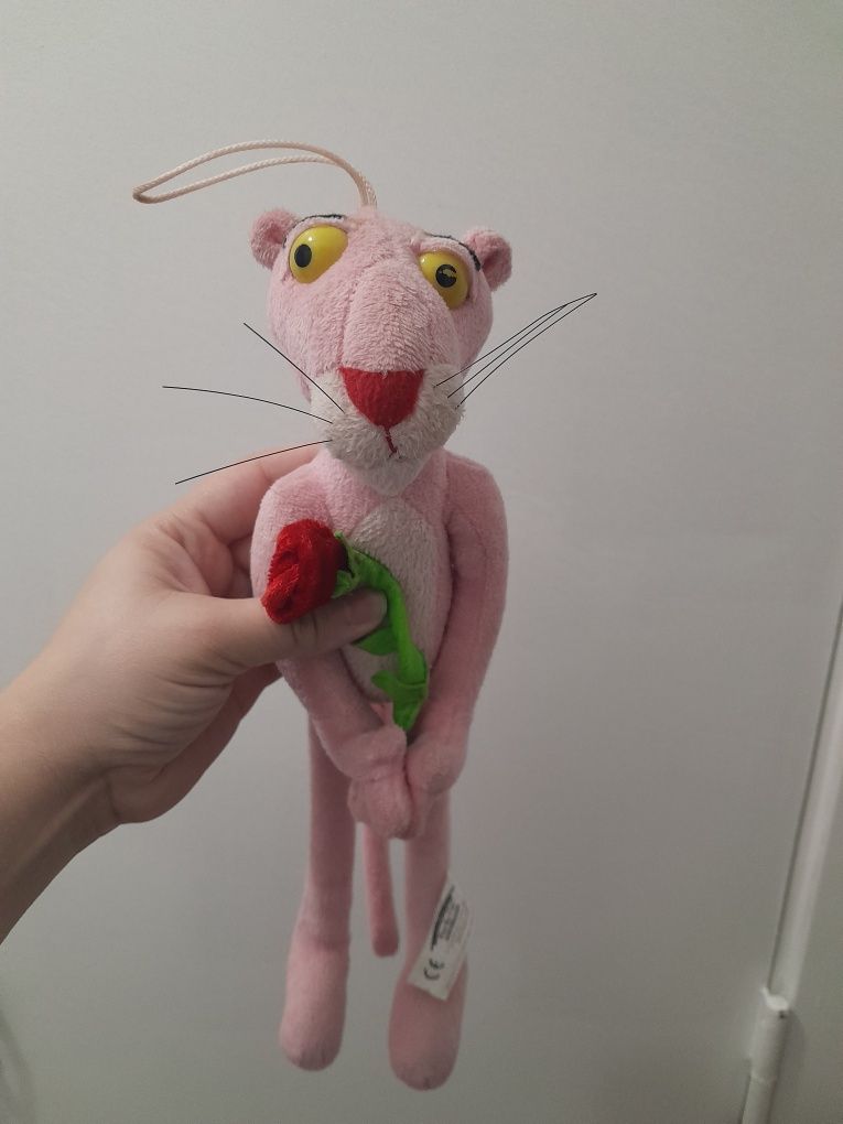 Peluches pink panther 2x