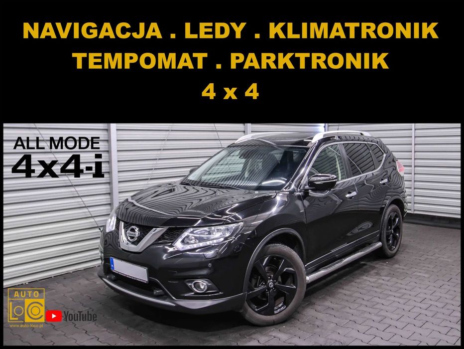 Nissan X-Trail 4 x 4 + Navigacja + Klimatronik + Parktronik + Tempomat + LEDy !!!