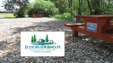 Camper Park CAMPING nad JezioroDebno.pl Kemping Kamper Przyczepa