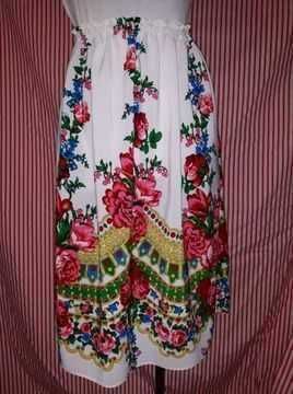 B spódnica góralska krakowska ludowa folk kgw