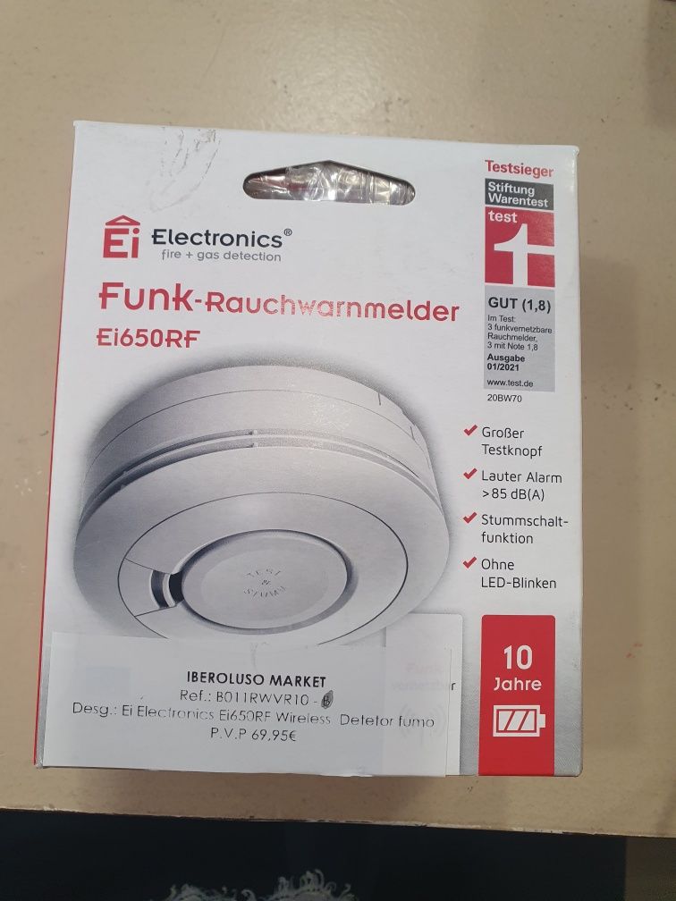 Ei Electronics EI650RF wireless detetor fumo