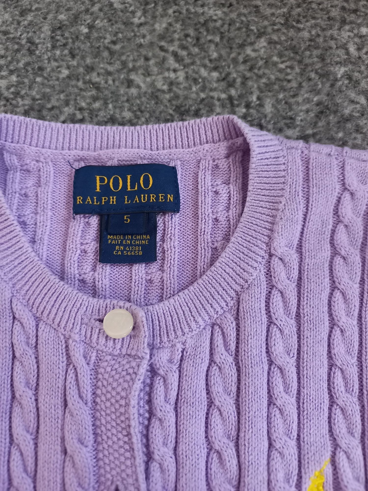 Кофта кардиган Polo на девочку 5 лет  оригинал